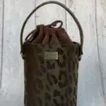 Aara Green & Brown Cheetah Print