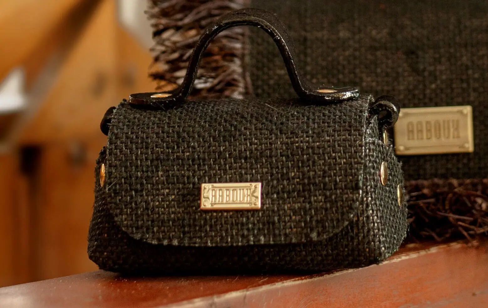 Mira Micro Micro bag Jute Black