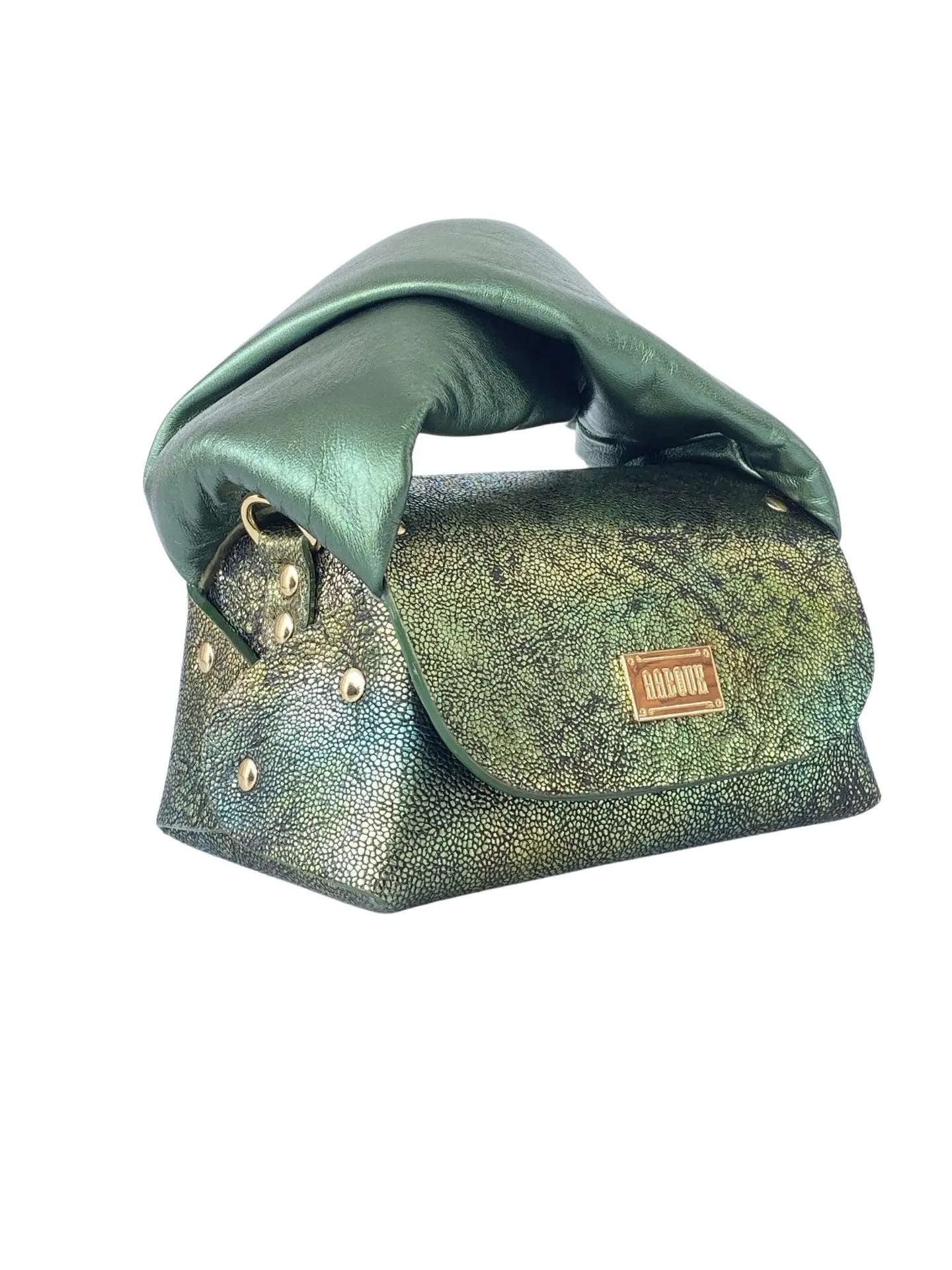 Nury Green & Aqua Combination Stingray Print