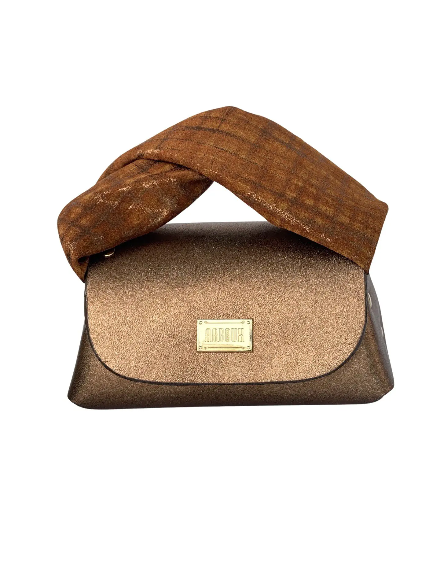 Nury Rose Nappa & Brown & Bronze Tweed Effect