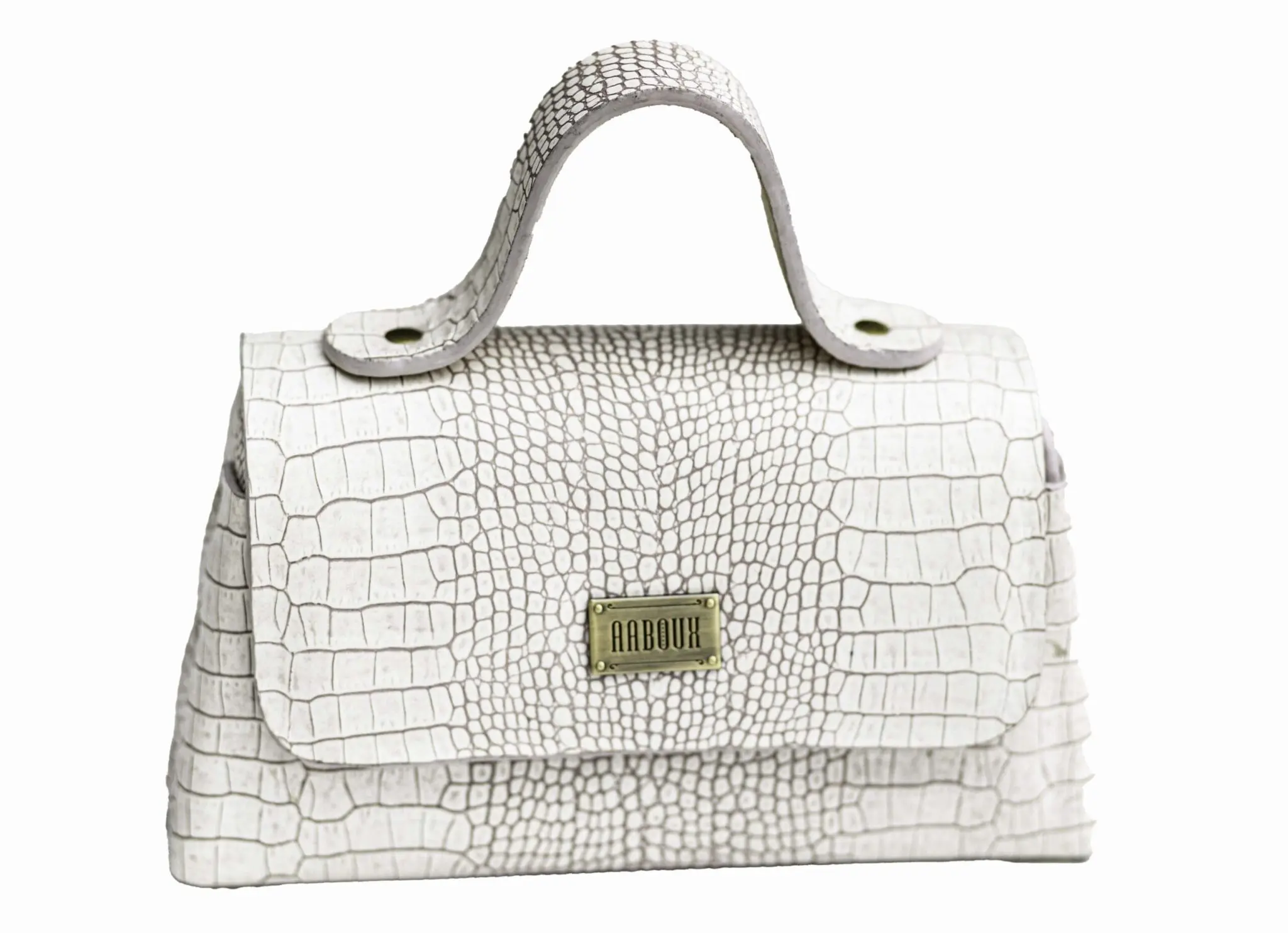 Lina Grey & Rose Crocodile Print