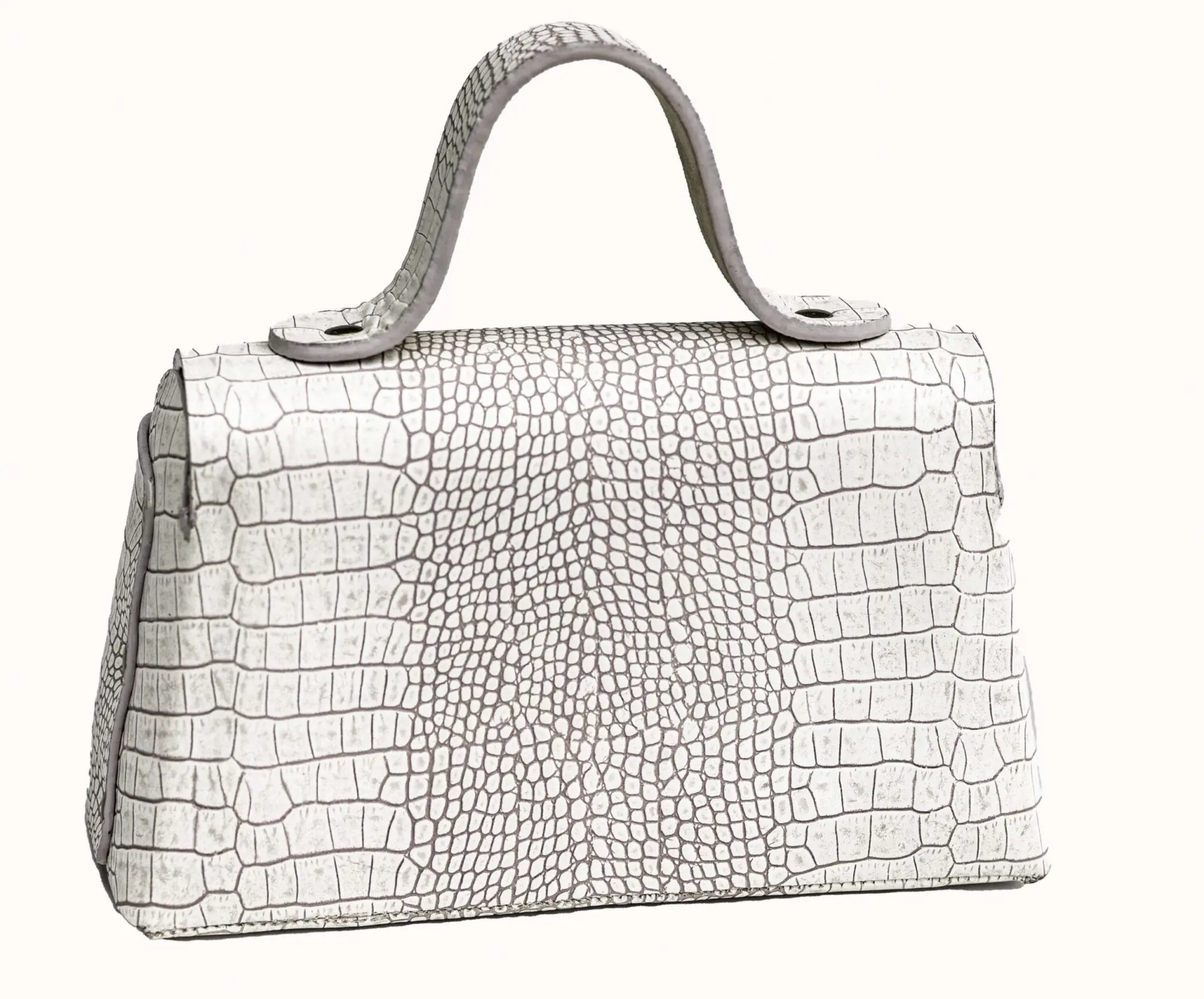 Lina Grey & Rose Crocodile Print