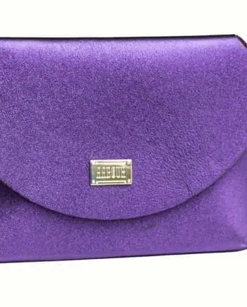 Mags Purple Sequined Leather