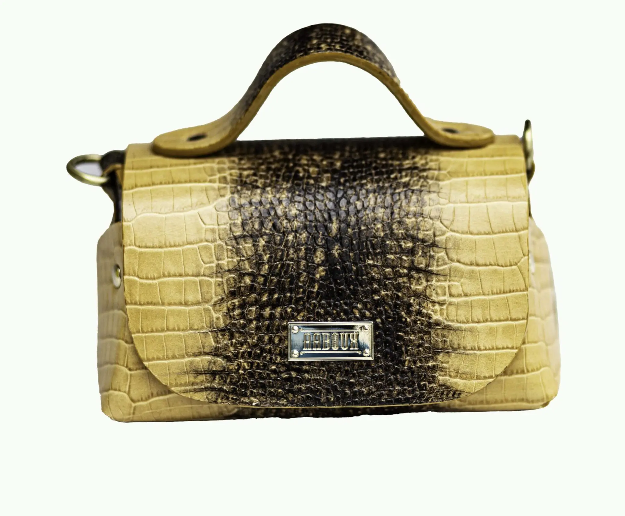 Mira Yellow & Black Snake Print