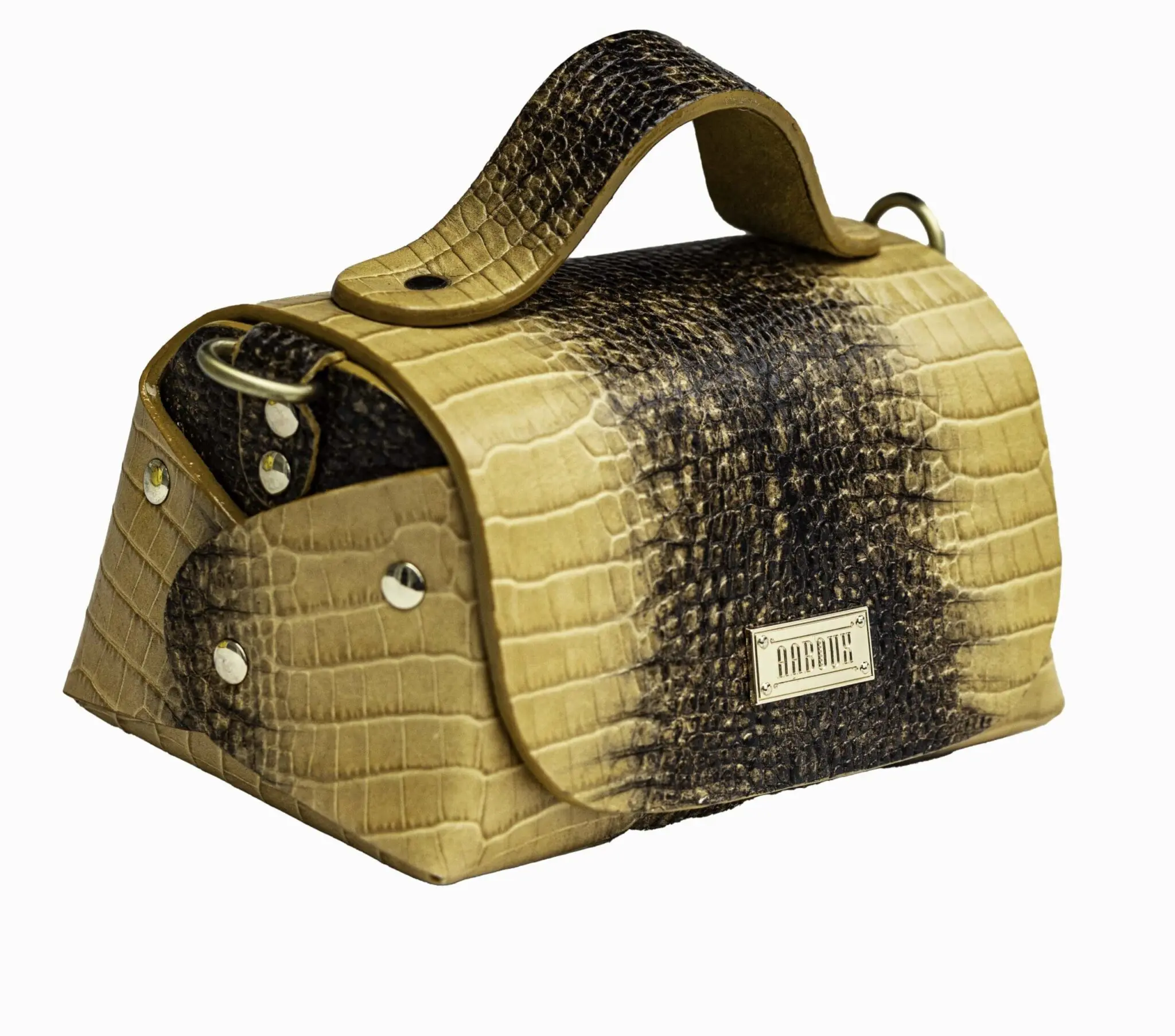 Mira Yellow & Black Snake Print