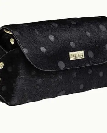 Maya Black Pony Acid Wash Spots