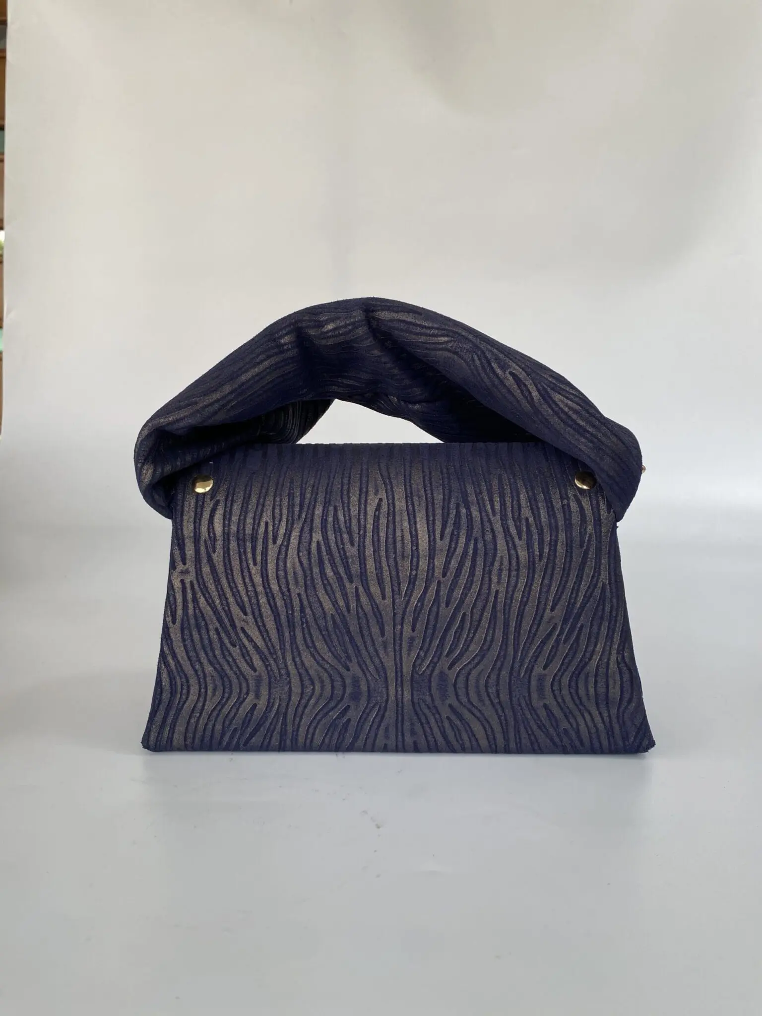 Moby Navy Blue & Gold Shimmer Wood Grain