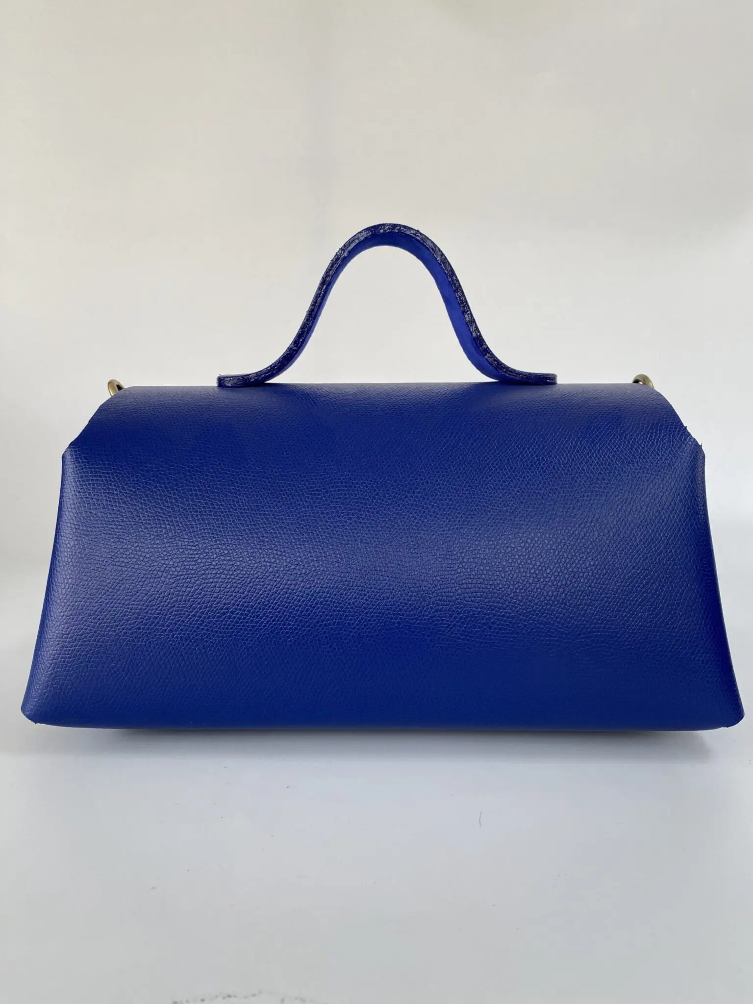 Mira Maxi Royal Blue Pebble Grain Leather