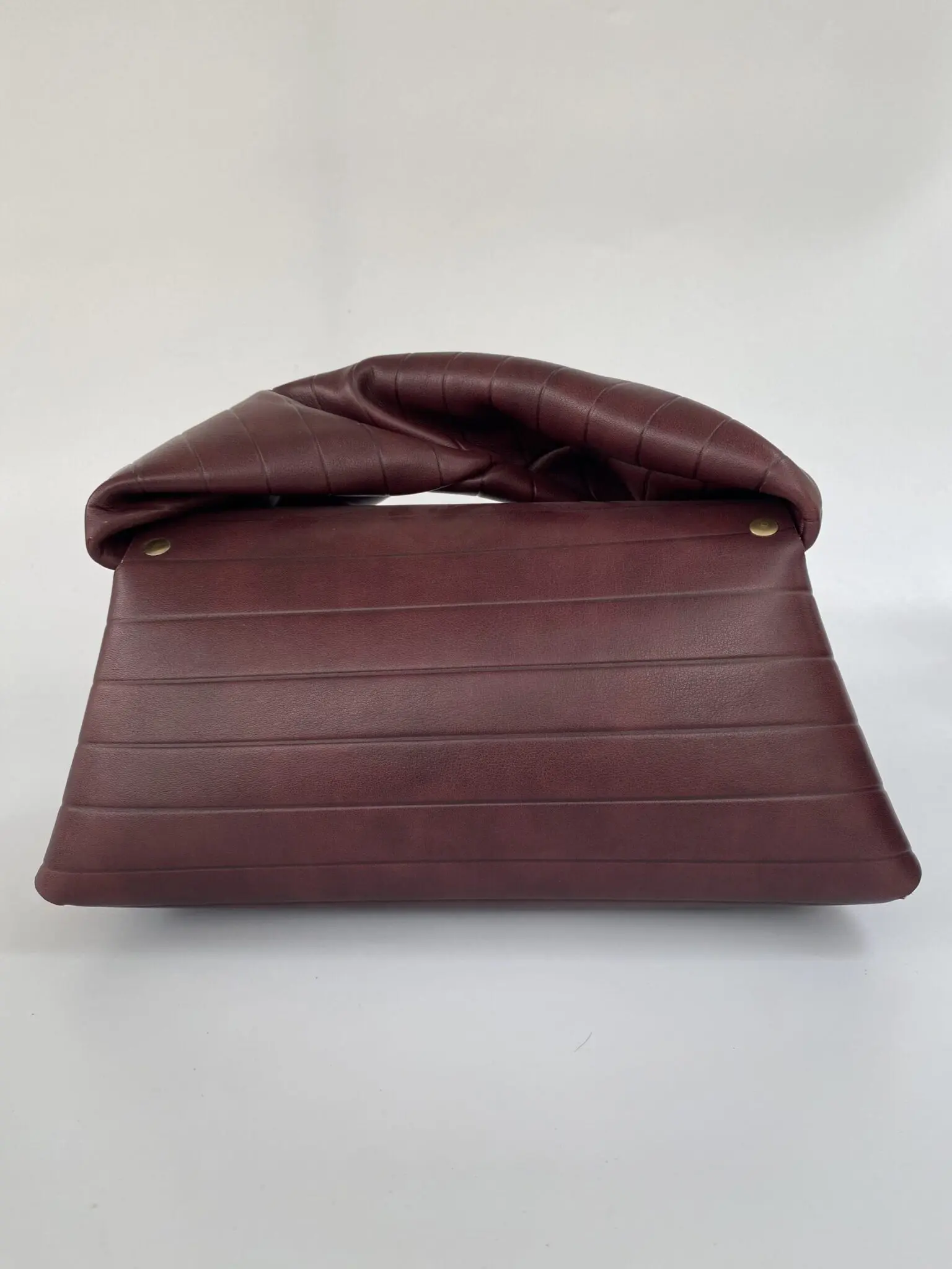 Nuby Burgundy Striped Leather