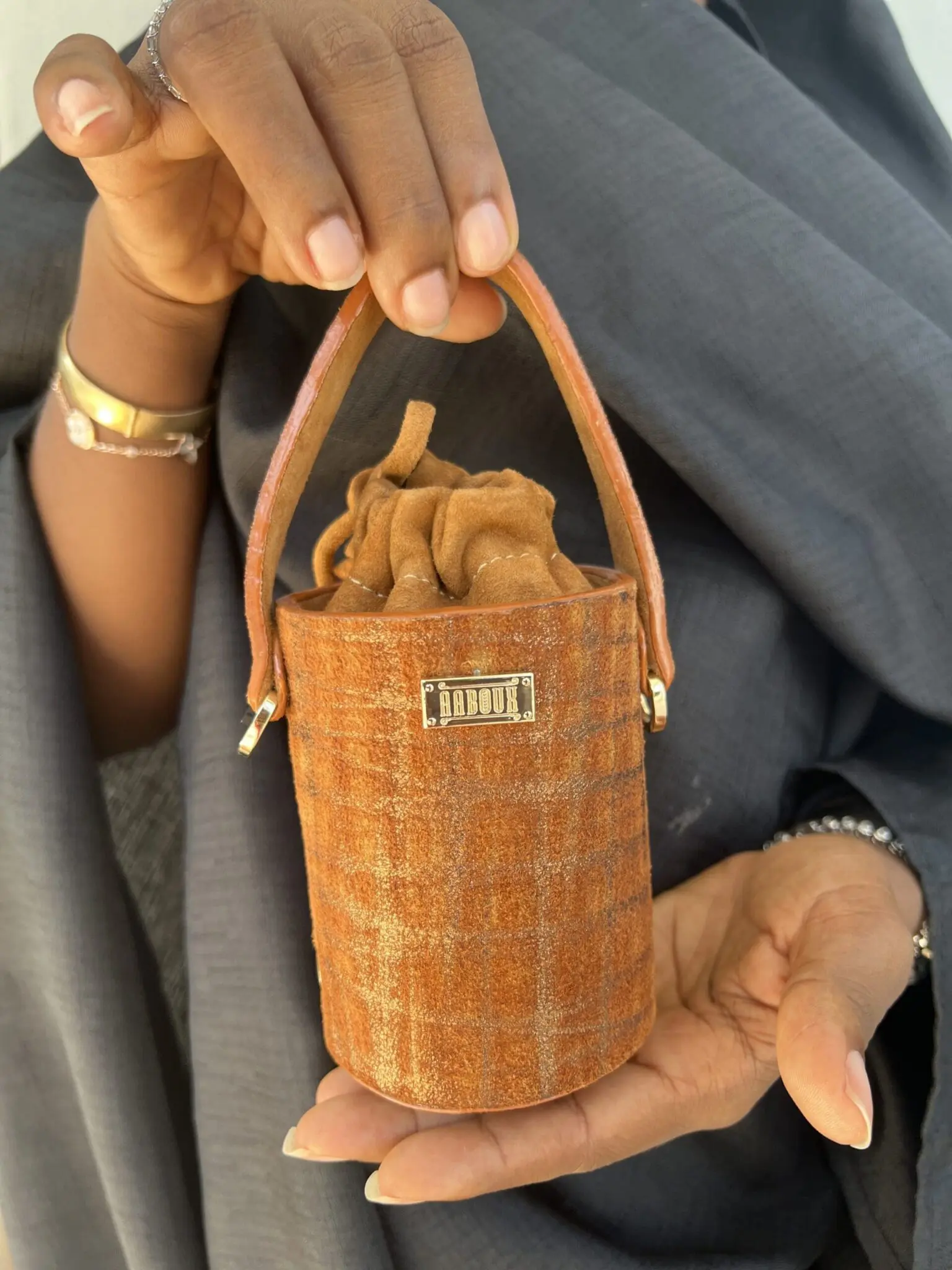 Lara Silver & Pale Blue Tweed Effect