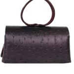 Hana Purple Ostrich Print