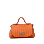 Kach Orange Woven Embossed