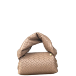Lily Tan Woven Embossed Leather
