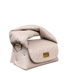 Nury Taupe Ostrich Print