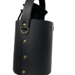 Aara Black Smooth Pebble Grain
