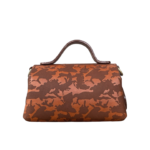 Mira Burnt Orange & Brown Abstract Print