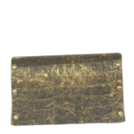 Jaré Distressed Black & Bronze Croc Print