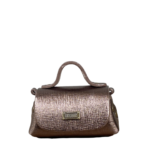 Kach Bronzey Taupe Crumpled Leather