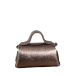 Kach Bronzey Taupe Crumpled Leather