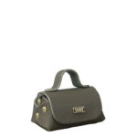 Kach Army Green Mini Triangle Embossed Leather