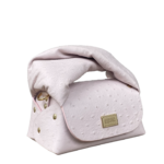 Nury Blush Pink Ostrich Print