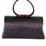 Hana Purple Ostrich Print