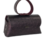 Hana Purple Ostrich Print