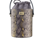 Aara Grey & Yellow Python Print
