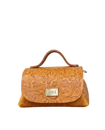 Mira Tan Floral Pattern