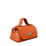 Kach Orange Woven Embossed