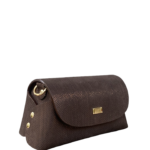 Maya Shimmery Brown Lizard Print