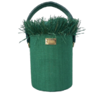 Aara Green Raffia & Jute