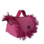 Mira Pale Pink Raffia & Jute front