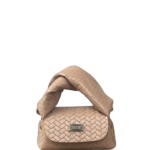 Lily Tan Woven Embossed Leather
