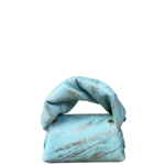 Lily Sky Blue & Silver Sponge Effect