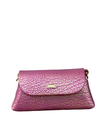 Maya Pink & Gold Elephant Print