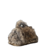 Kach Brown Rabbit Fur