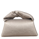 Nuby Taupe Square Embossed Leather