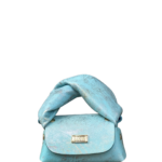 Lily Sky Blue & Silver Sponge Effect