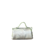 Kach Mint & Silver Giant Crocco Print