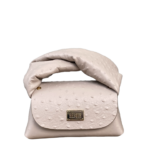 Nury Taupe Ostrich Print