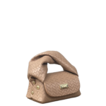 Lily Tan Woven Embossed Leather