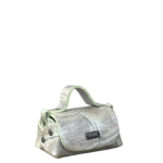Kach Mint & Silver Giant Crocco Print