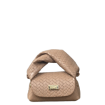 Lily Tan Woven Embossed Leather
