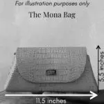 Mona Tan Croc Print