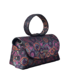 Hana Black & Mullticolor Circular Pattern
