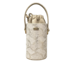 Tara White Python Silver Print