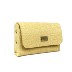 Dija Yellow Crocco Print