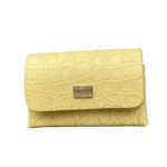 Dija Yellow Crocco Print