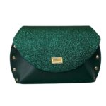 Mags Green Micro Mosaic Leather